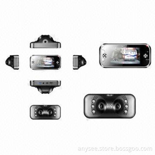 Dual-camera Car DVR with Good Package, 24fps Frame Rate, 4-hour Charging Time